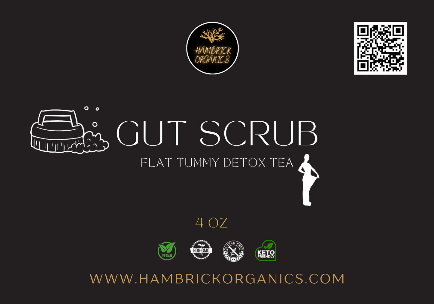 Gut Scrub ~ Flat Tummy Detox Tea