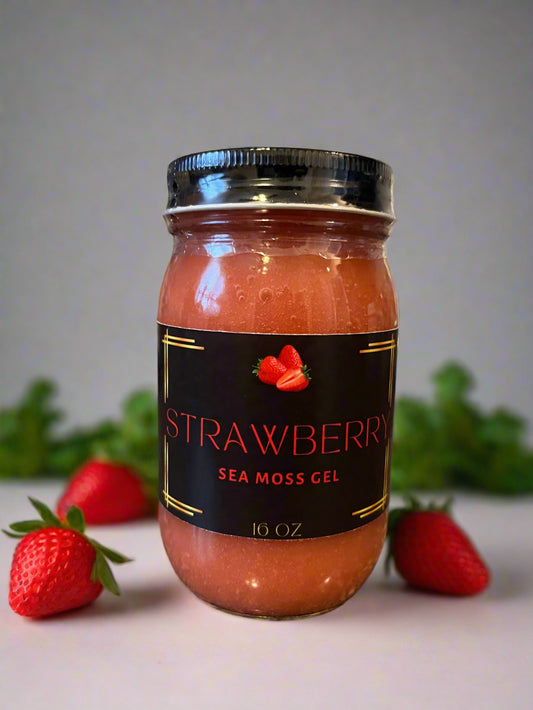 Strawberry Infused Sea Moss Gel