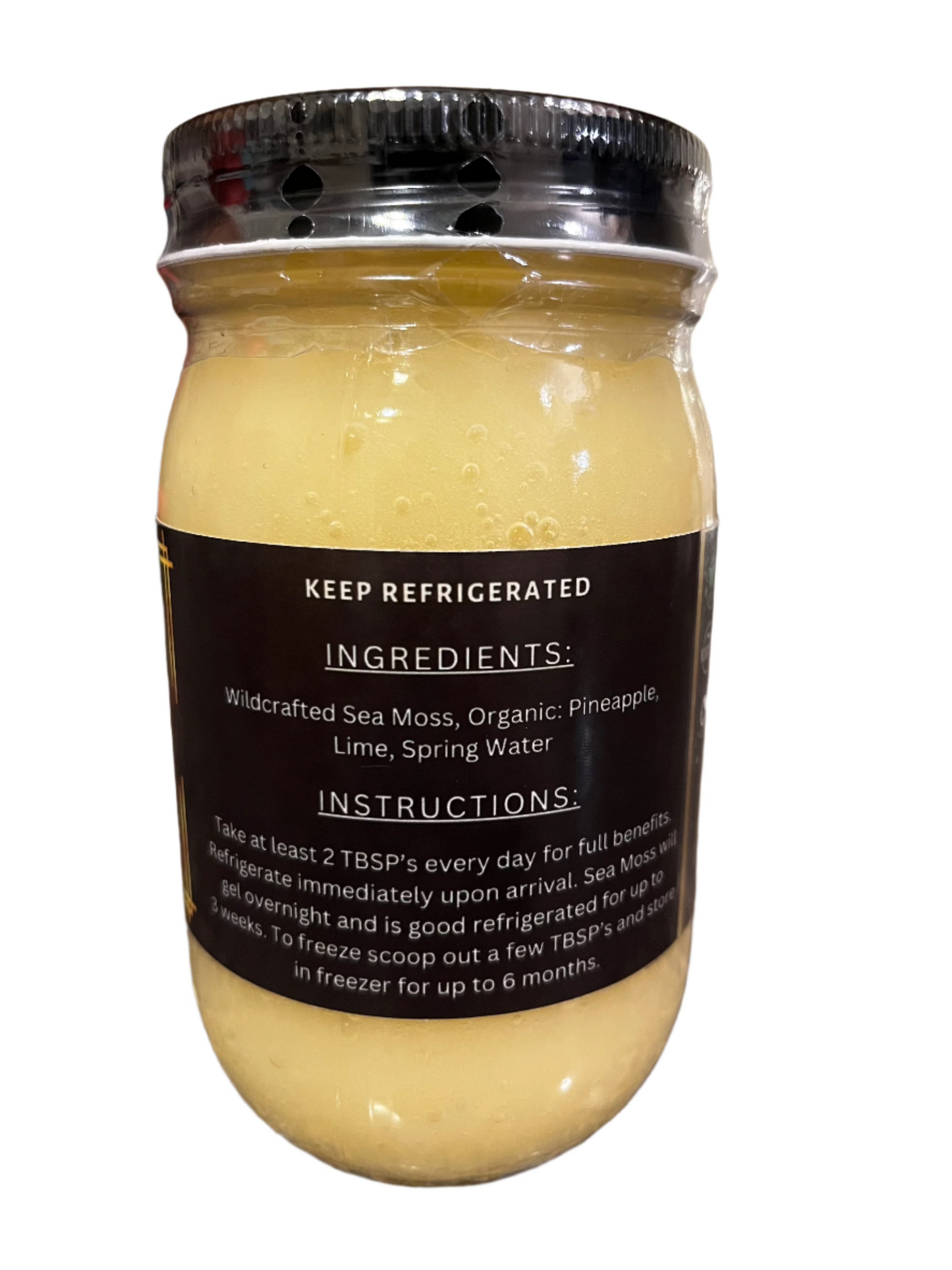 Pineapple Infused Sea Moss Gel
