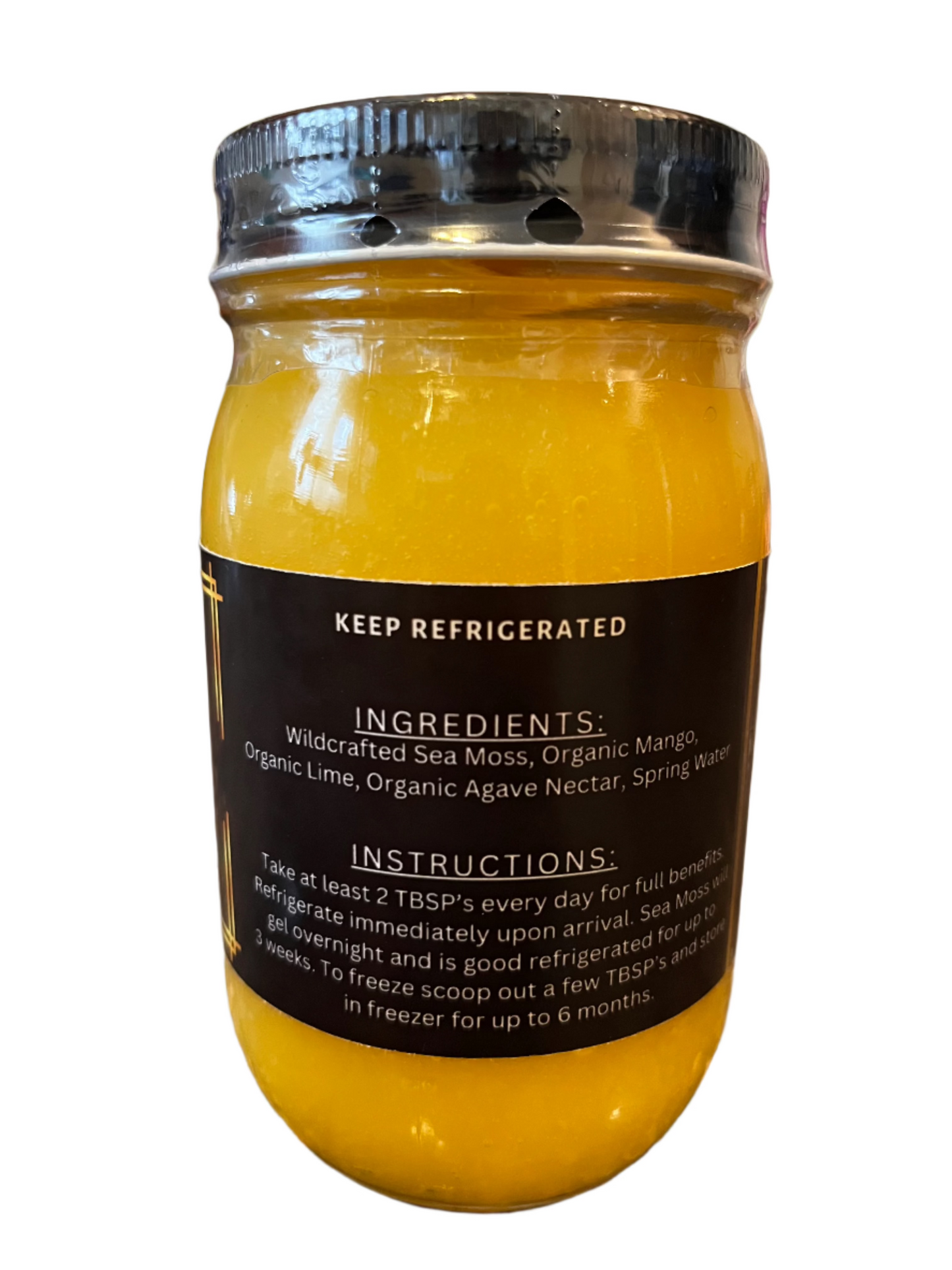 Mango Infused Sea Moss Gel