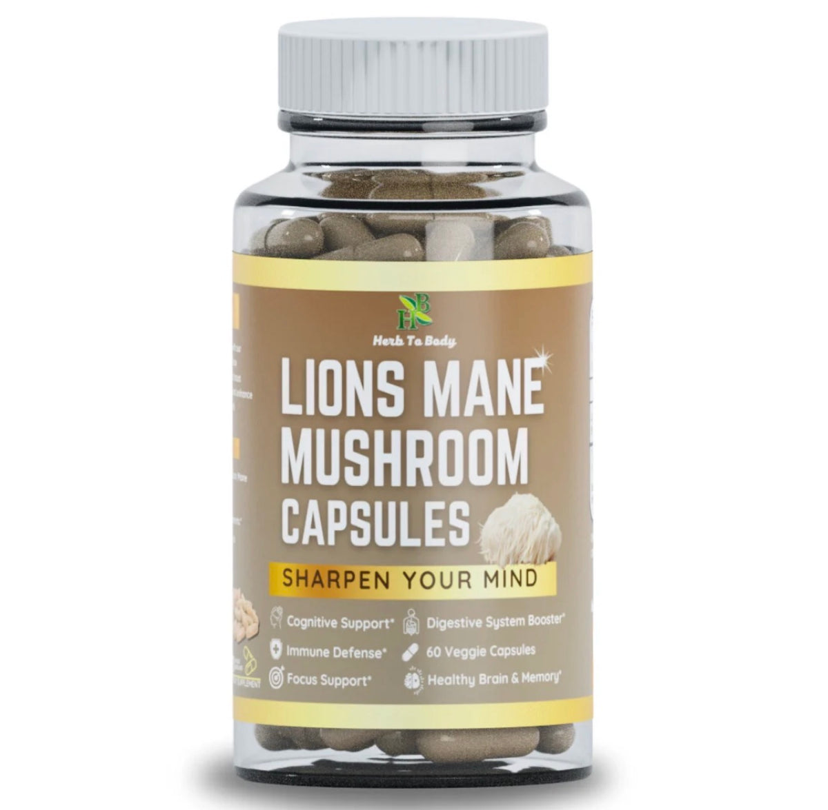Lions Mane Mushroom Capsules