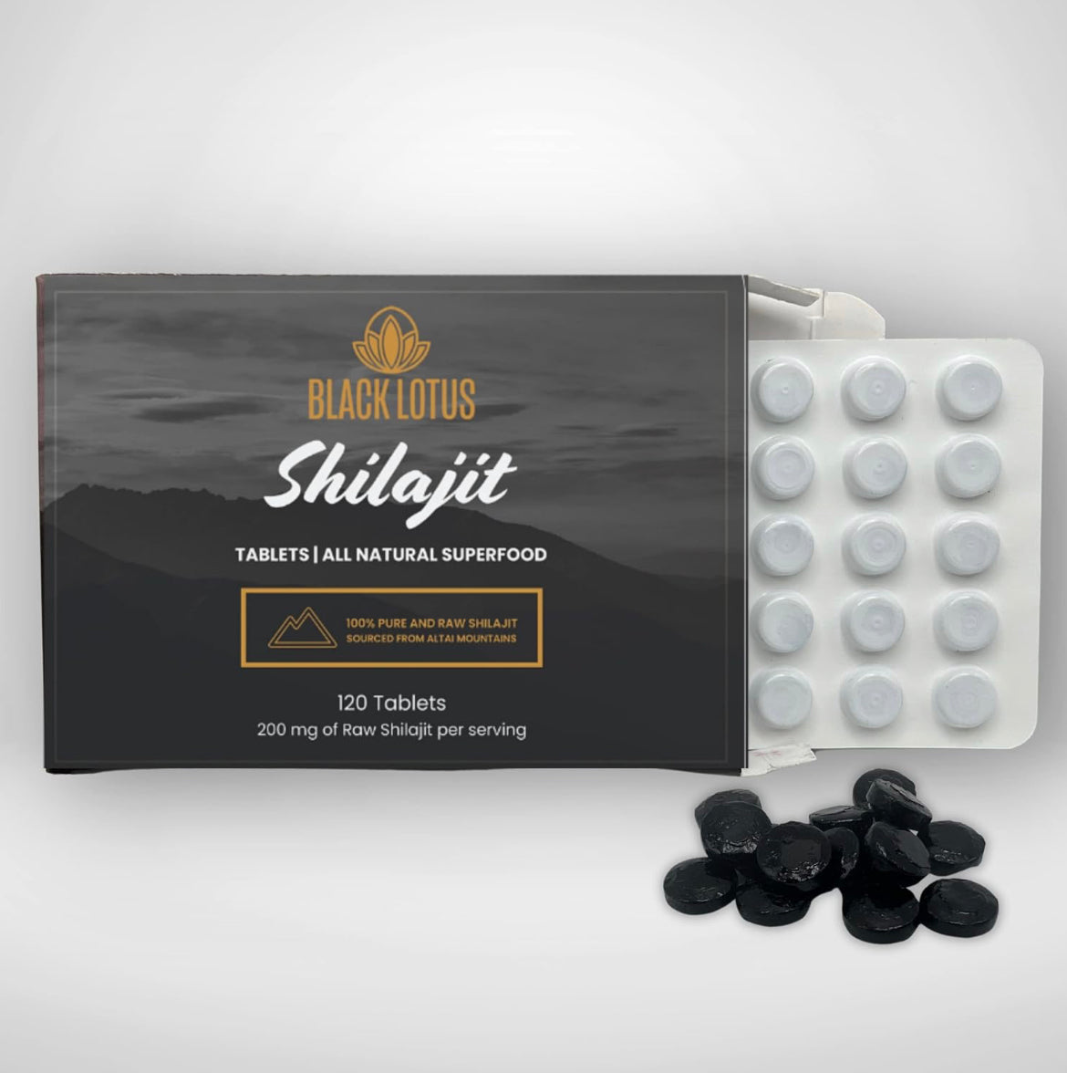 Black Lotus Pure Shilajit Tablets