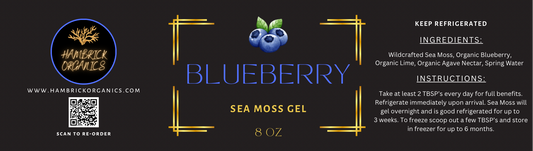 Blueberry Infused Sea Moss Gel